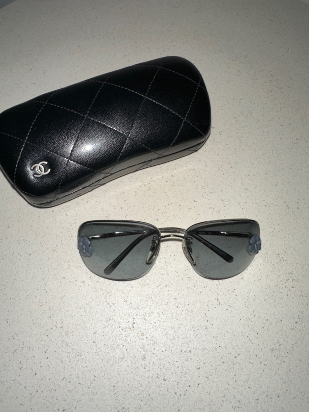 Chanel camellia sunglasses
